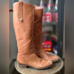 Sam Edelman womens Penny Riding Boots womens 8 leather brown